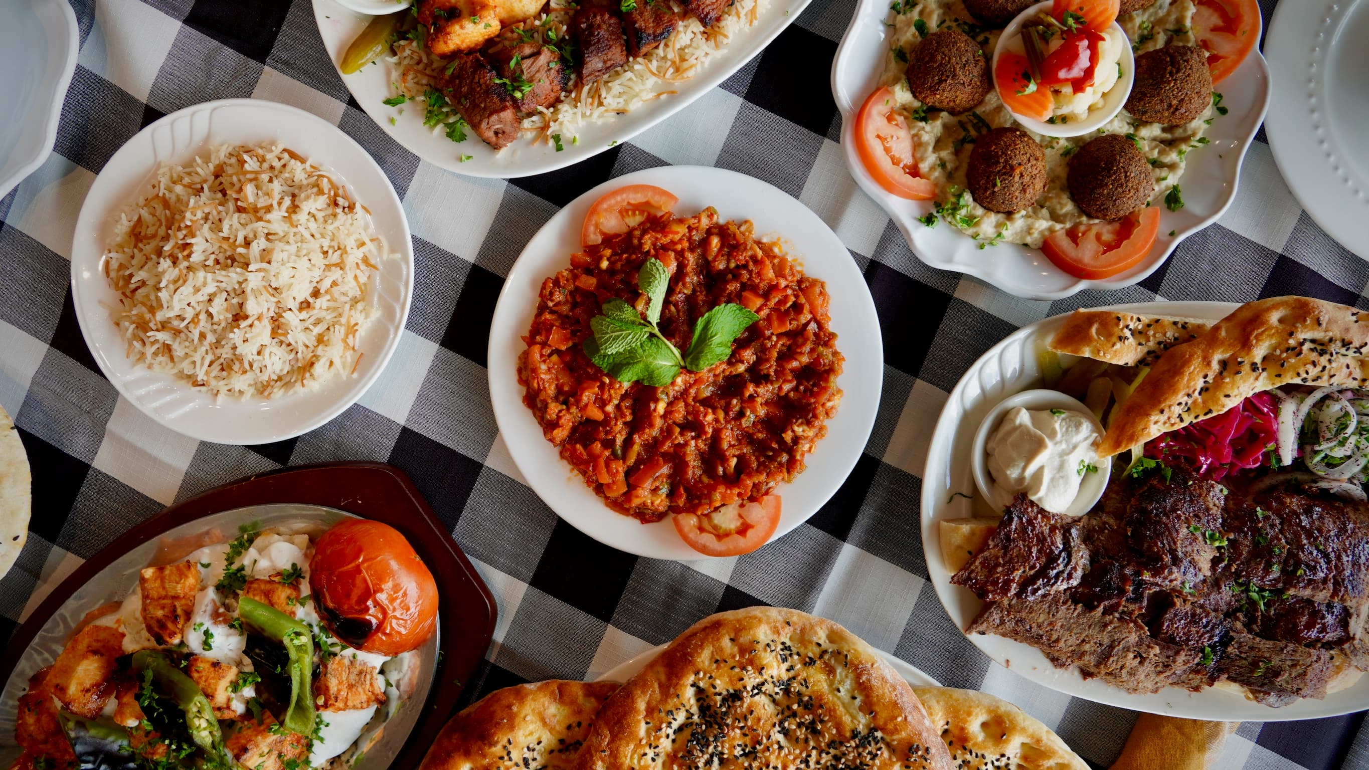 Arabella Mediterranean catering spread